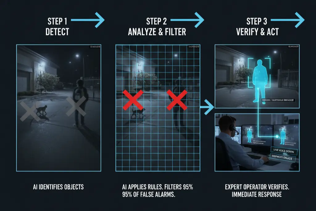 Beyond the Hype: How AI Verification Actually Works to Eliminate 95% of False Alarms.