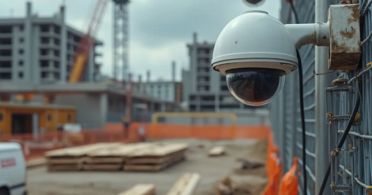 Modern Security Systems for Construction Sites
